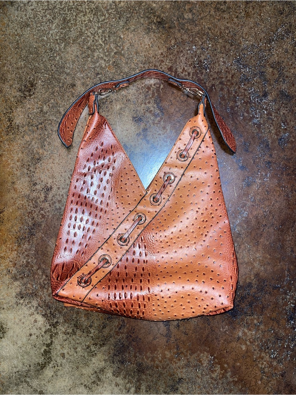 Le Miel Hobo Faux-Leather Hobo Shoulder Bag